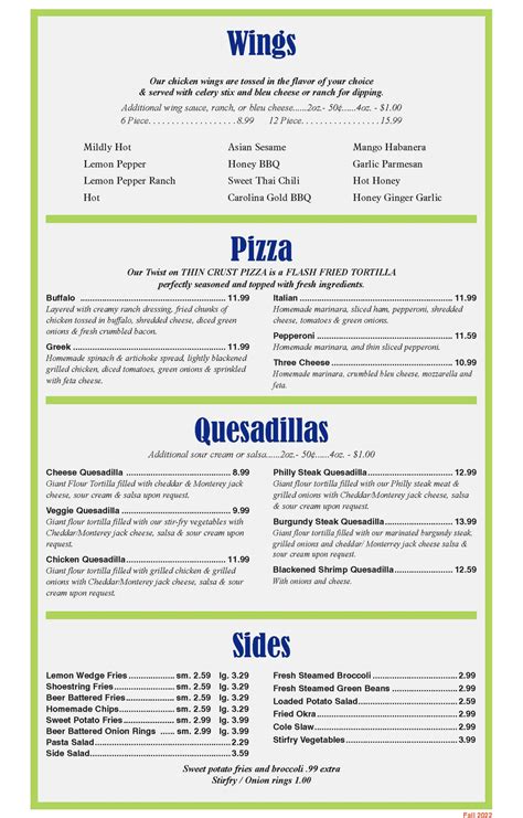 MENU | villagedeli