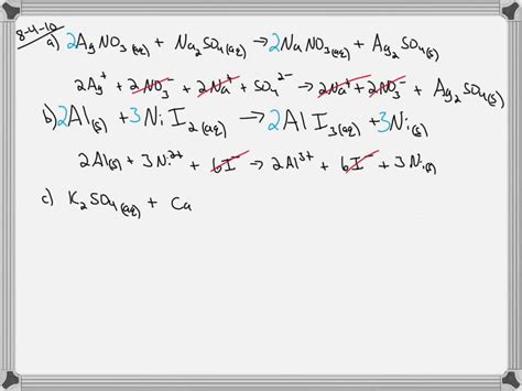 Aluminum Iodide and Silver I Nitrate Net Ionic Equation - Anastasia-has ...