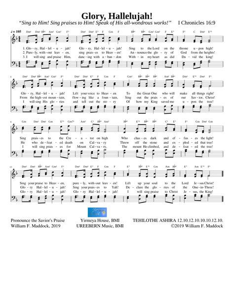 Glory, Hallelujah! Sheet music for Strings | Download free in PDF or MIDI | Musescore.com