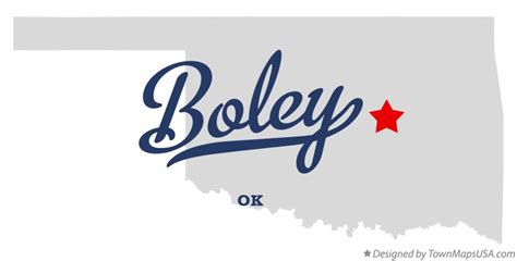 Map of Boley, OK, Oklahoma