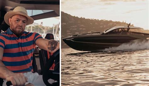 Conor McGregor shows off his jaw-dropping $2.7m Lambo yacht