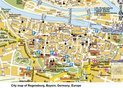 Regensburg Mapa | MAPA