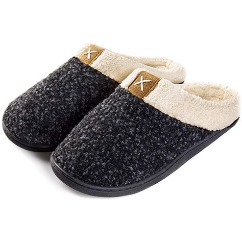 ULTRAIDEAS - Women's Cozy Memory Foam Slippers Fuzzy Wool-Like Plush ...