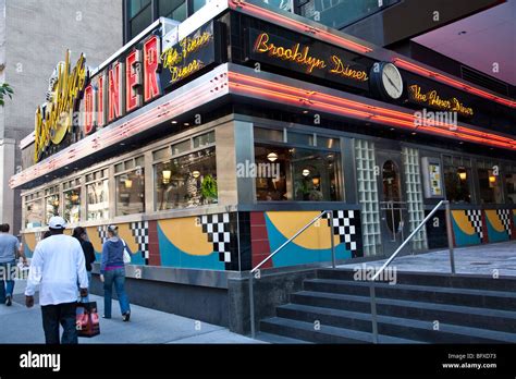 Brooklyn Diner, NYC Stock Photo - Alamy