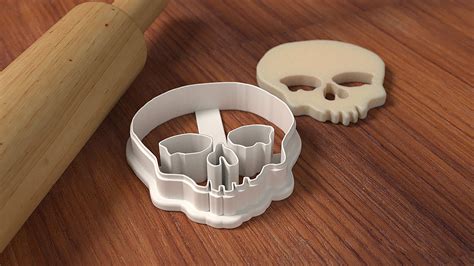 STL File Skull Cookie Cutter 3D Printed Cookie Cutter - Etsy Australia