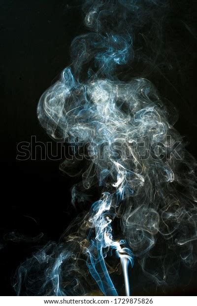 Smoke Cloud Black Background Fog Texture Stock Photo 1729875826 ...