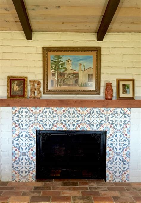 Mexican Tile Fireplace – Fireplace Guide by Linda