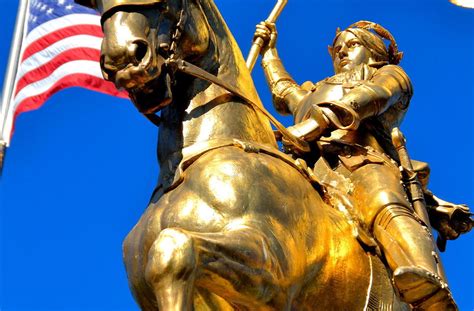 Joan of Arc Statue in French Quarter in New Orleans, Louisiana ...