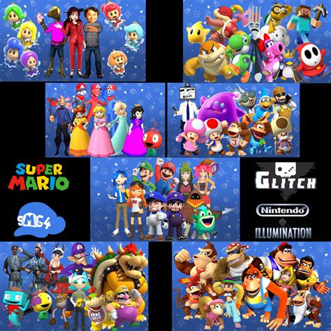 Super Mario and SMG4 Character Collection by Noe3210 on DeviantArt