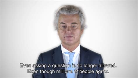 Reaction of Geert Wilders to Penal Demand of Public Prosecutor ...