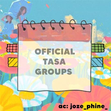 official tasa groups. [UNDER CO] | Wiki | Templates and stuff Amino