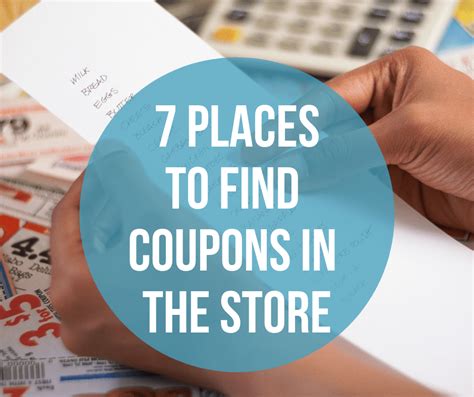 7 Places to Find Coupons in the Grocery Store