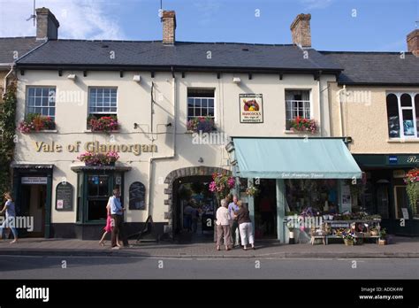 High Street Cowbridge Glamorgan South Wales Stock Photo, Royalty Free ...