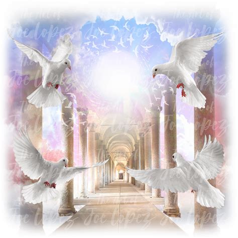 Heavenly Dove Background