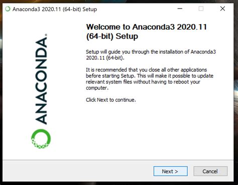 Installing Python with Anaconda