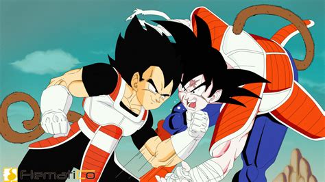 Kakarotto Vs Vegeta by CodyCobain on DeviantArt