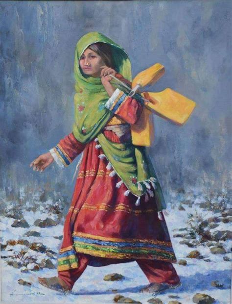 Pashtun Culture Depicted in PAINTINGS - Majestic Pakistan | Art village, Afghanistan culture ...