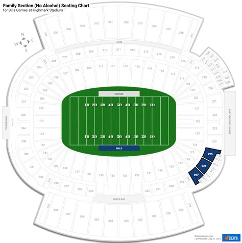 Buffalo Bills Stadium Seating Map