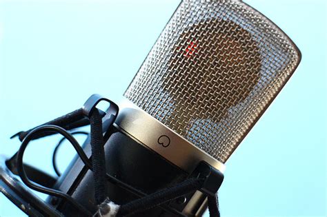 Royalty-Free photo: Closed up photo of black condenser mic | PickPik