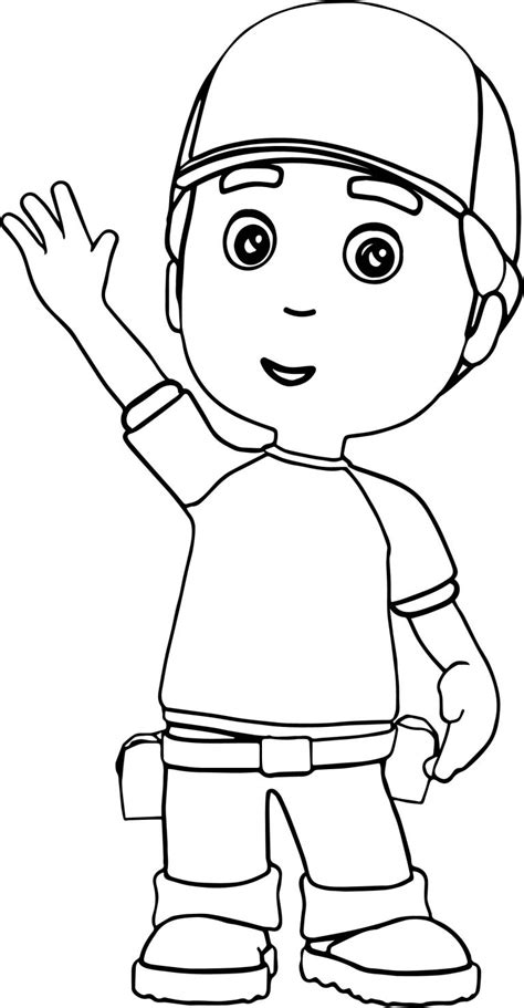 Handy Manny Coloring Page 23 | Wecoloringpage.com