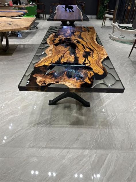 Epoxy Table - Epoxy Dining Table - Resin Table Art by Tinella Wood | Wescover Tables