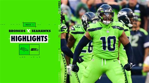 2022 Week 1 Seahawks vs. Broncos Game Highlights