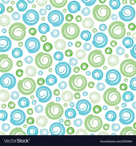 Green-blue swirl pattern background Royalty Free Vector