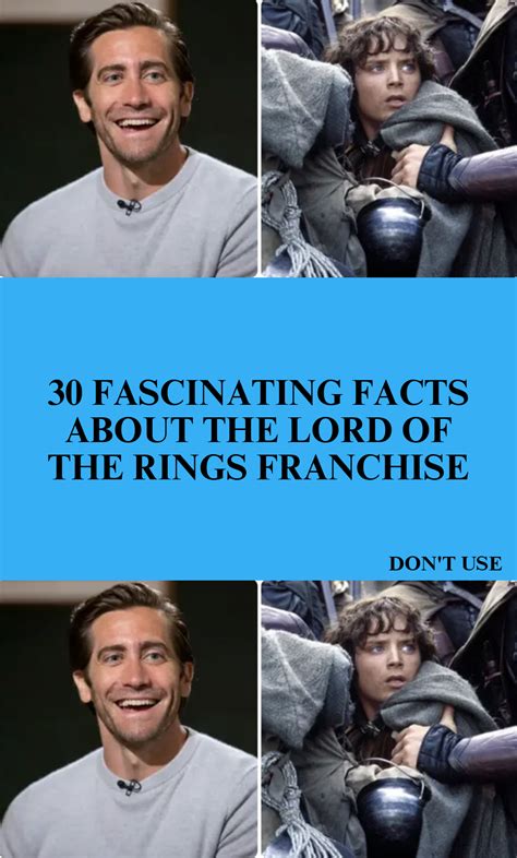 30 fascinating facts about the lord of the rings franchise – Artofit