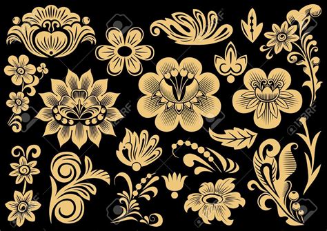 Image result for russian floral pattern | Pattern, Typography art, Vector art