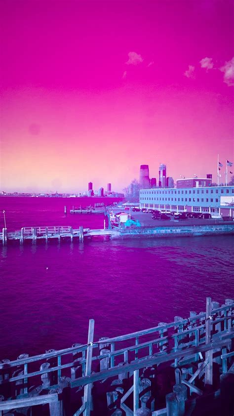 US Coast Guard and Jersey City from the Staten Island Ferry : r/NeoncamApp