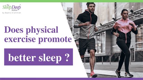 Does physical exercise really promote better sleep? - The Sleep Deep Method