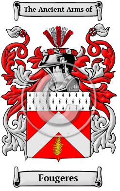 Fougeres Name Meaning, Family History, Family Crest & Coats of Arms, French