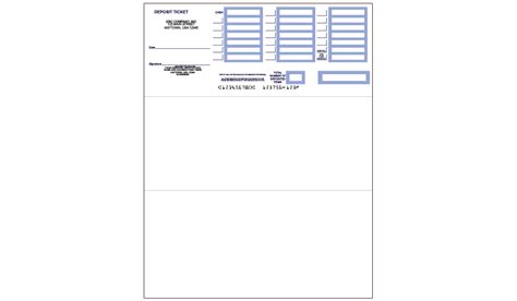 Printable Deposit Slips: Quickbooks Deposit Slip