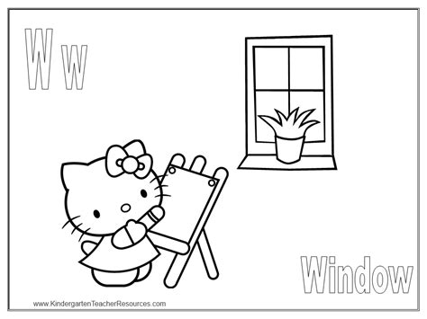 Free Hello Kitty Coloring Pages