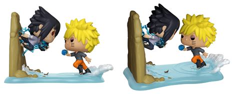 Funko POP! Moments: Naruto Shippuden Naruto VS. Sasuke Vinyl Figure ...