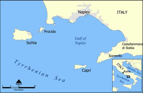 Mapas de Capri - Itália | MapasBlog