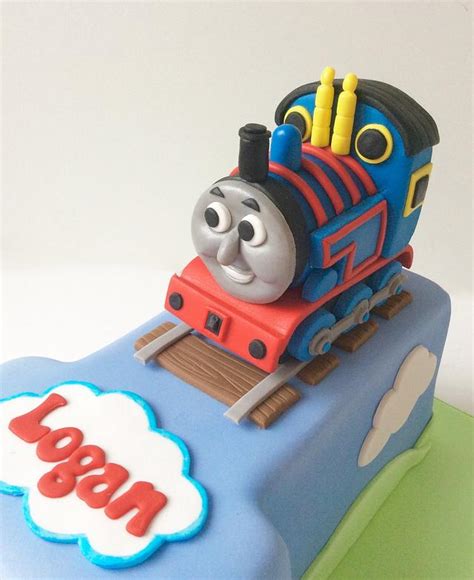 Thomas The Tank Engine number 1 cake - Cake by Lizzie - CakesDecor