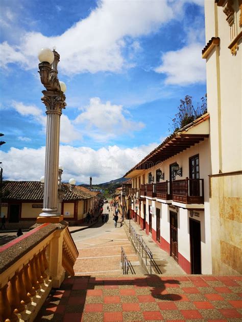 Typical Colombian village editorial stock photo. Image of village - 158109313