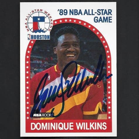 Dominique Wilkins Autograph Signed 1989 NBA HOOPS Card 234 | Etsy