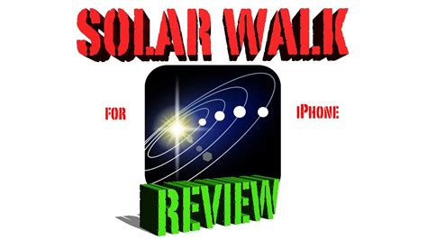 Solar Walk iPhone/iPad app FULL REVIEW - YouTube