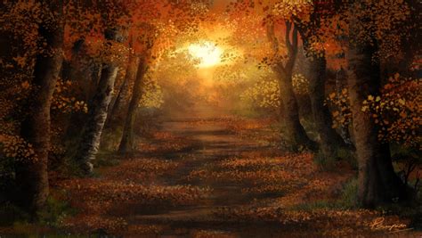 Autumn Path by Artoast8P on DeviantArt