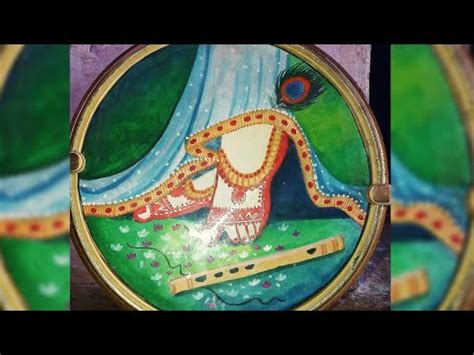 Radha rani ke charan water colour painting by Jaishree verma - YouTube