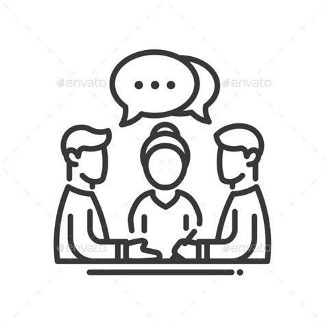 Business Meeting Single Icon | Icon design, Business icon, Free vector art