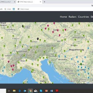 Larger scale European weather radar network map [5] | Download ...