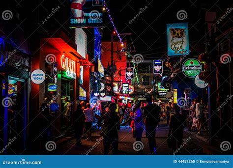 KOH SAMUI, THAILAND 2 APRIL 2013 Street Nightlife Editorial Image ...