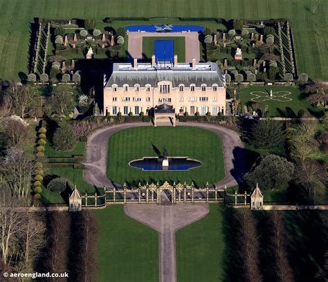 aeroengland | aerial photograph of Eaton Hall Cheshire UK