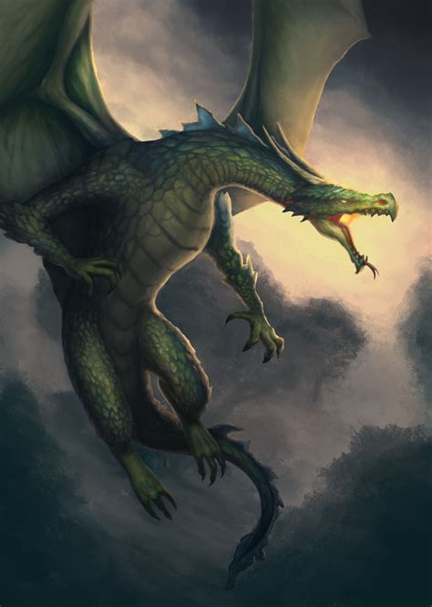 ArtStation - Green Dragon