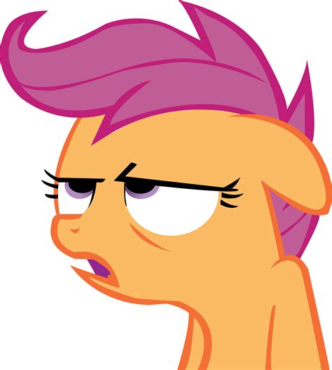 Scootaloo Sigh Face by Celticfan91 on DeviantArt