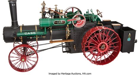 LIVE STEAM SCALE MODEL CASE 25 HP STEAM TRACTOR. 18 x 40 x 10 | Lot #87019 | Heritage Auctions