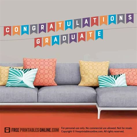 Congratulations Graduation Banner Printable